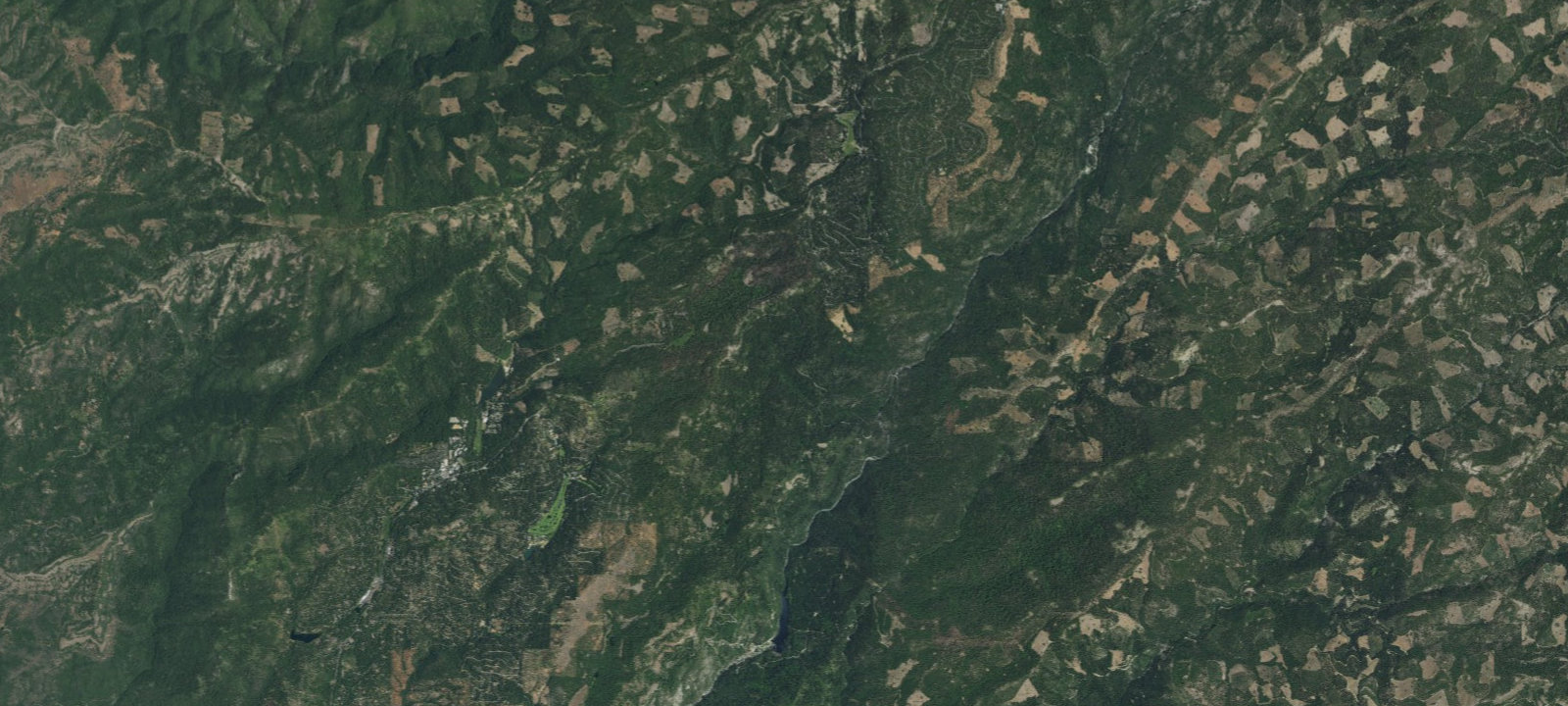 Map of Oak Hollow Campground