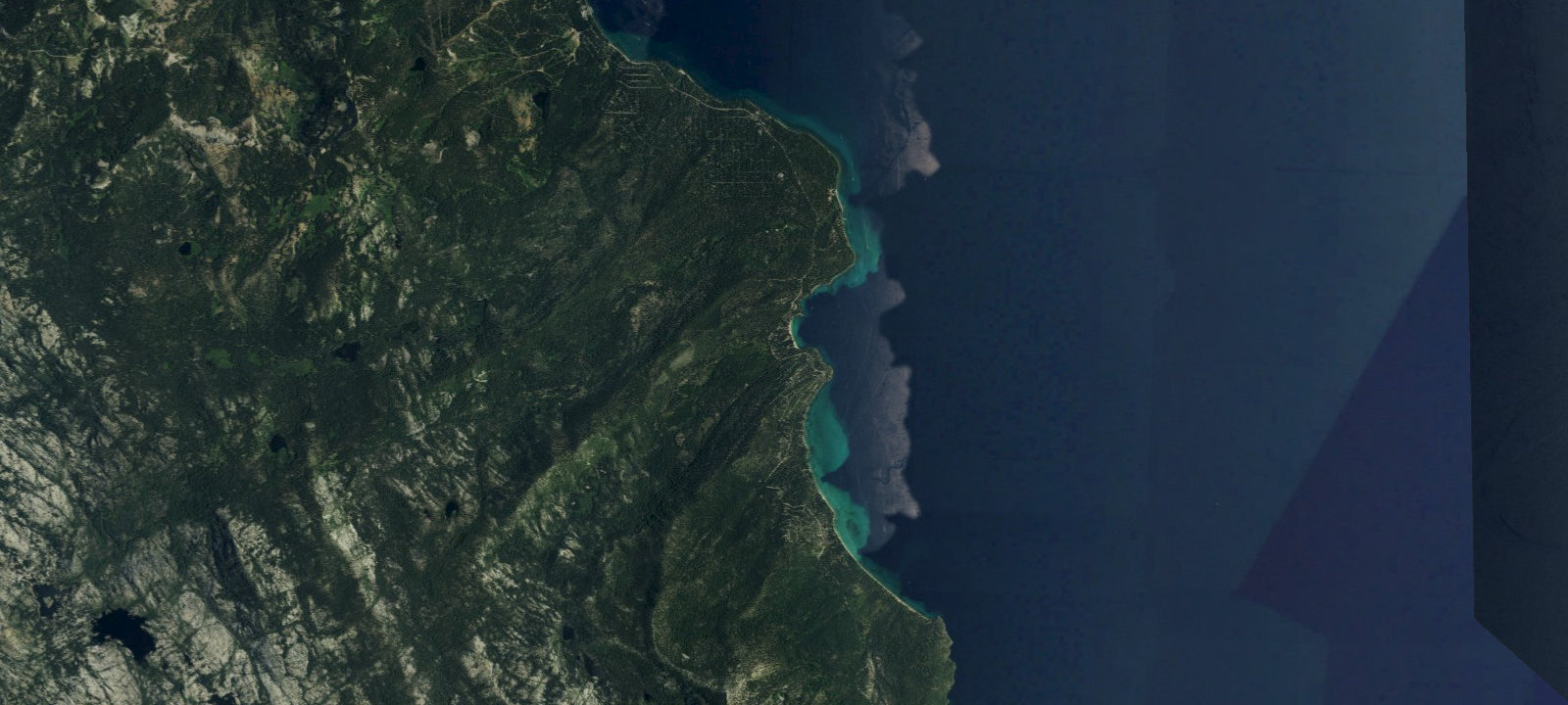 Map of Meeks Bay