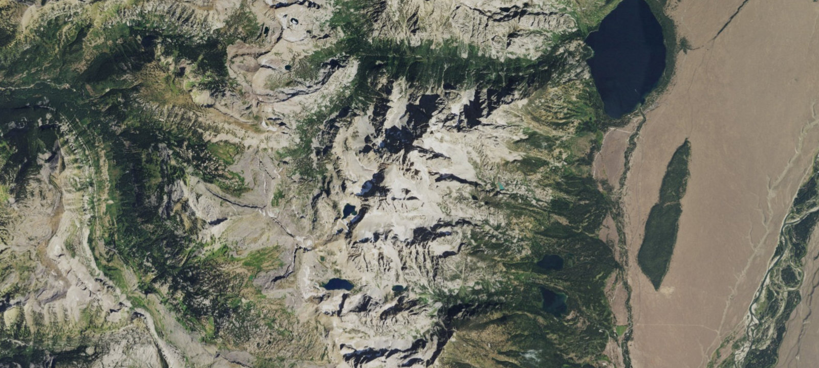 Map of The Moraines