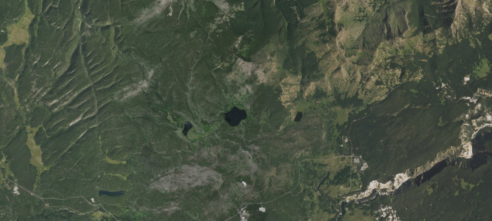Map of Grebe Lake East