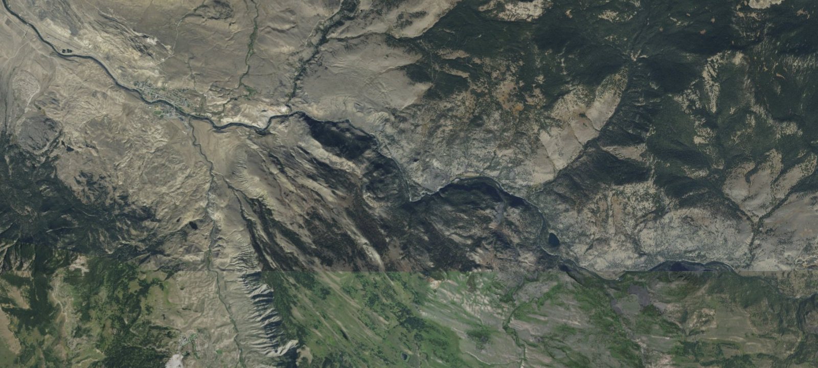 Map of Yellowstone River Trail