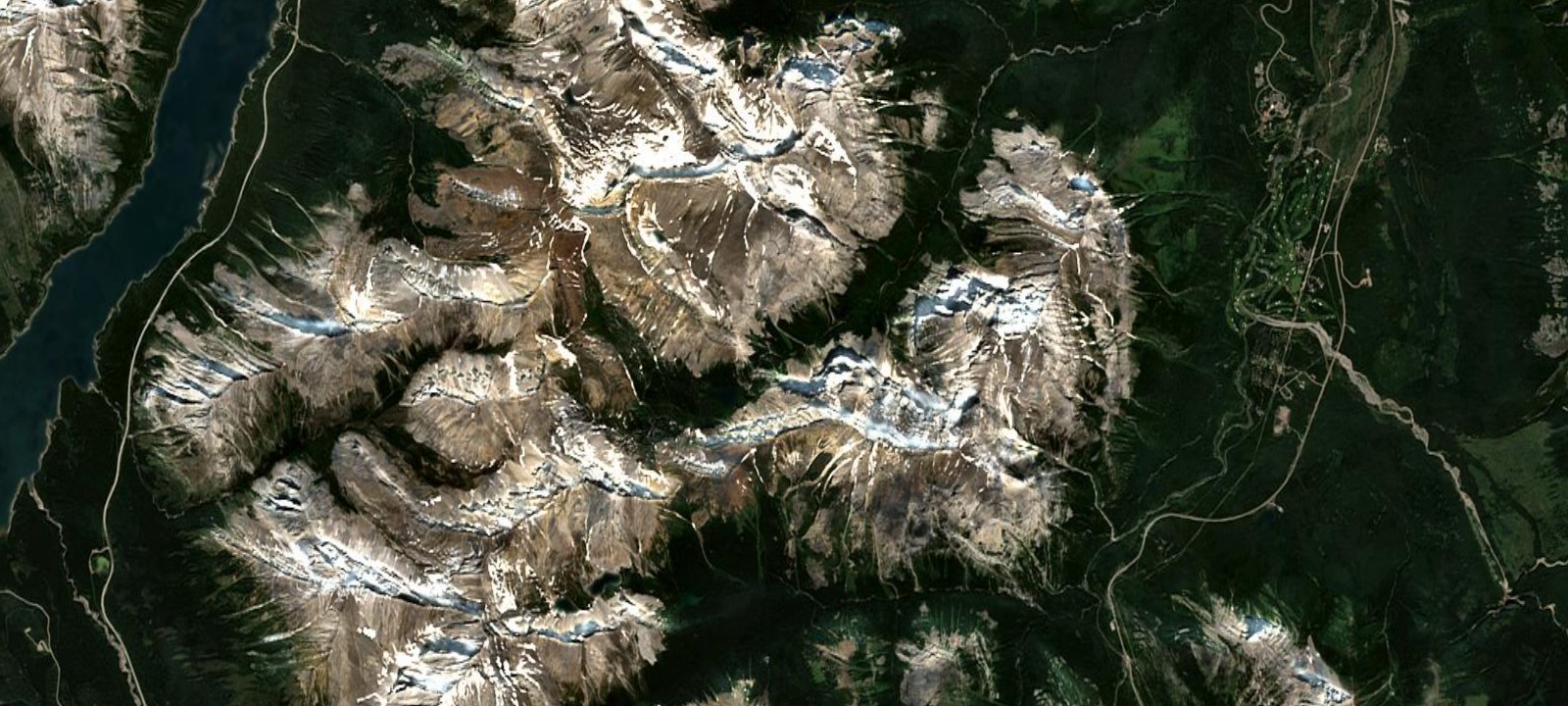 Map of Ribbon Lake Backcountry Campground
