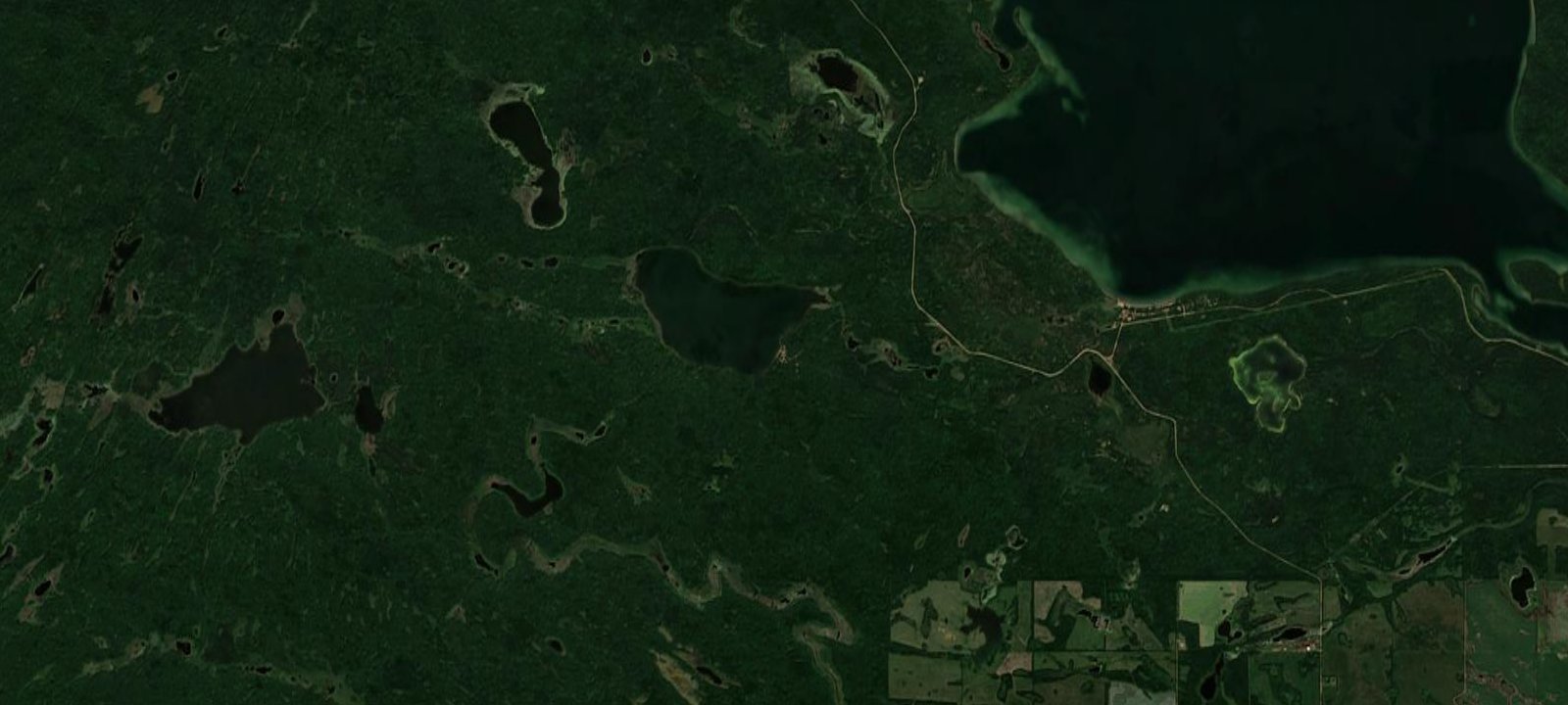 Map of Hirtz Lake Campground