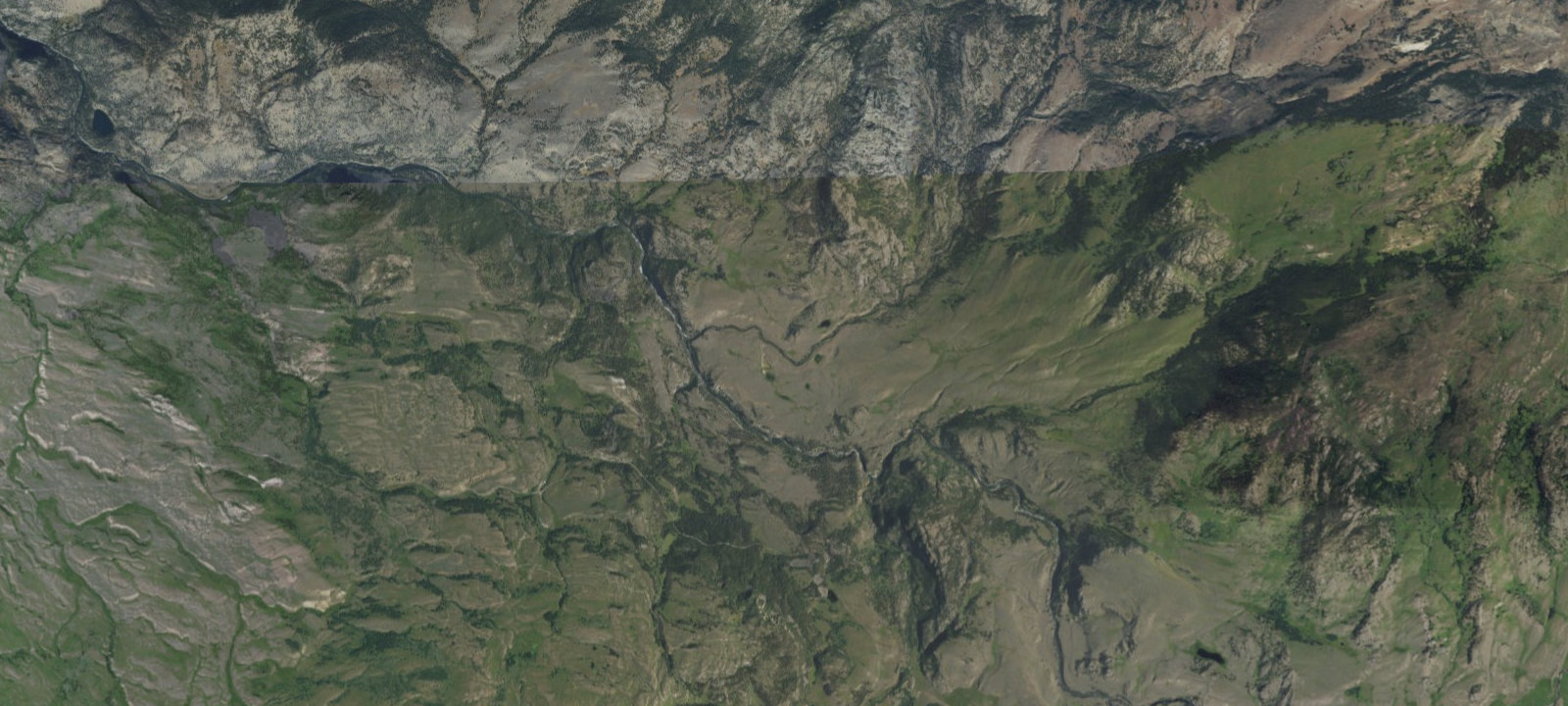 Map of Hellroaring Creek