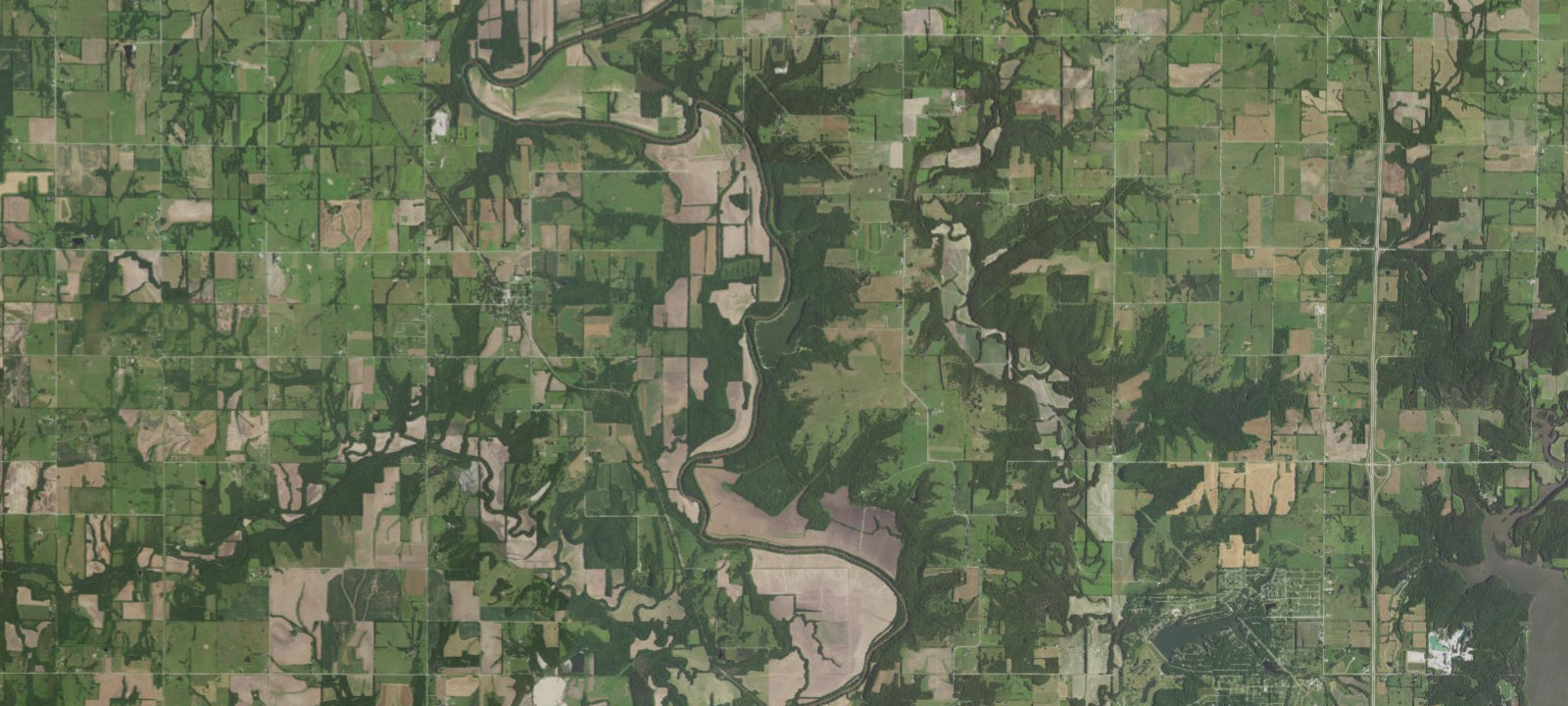 Map of Miami State Fishing Lake