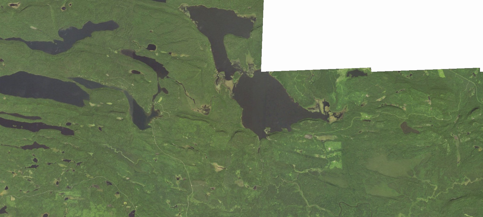 Map of South Fowl Lake Site 2