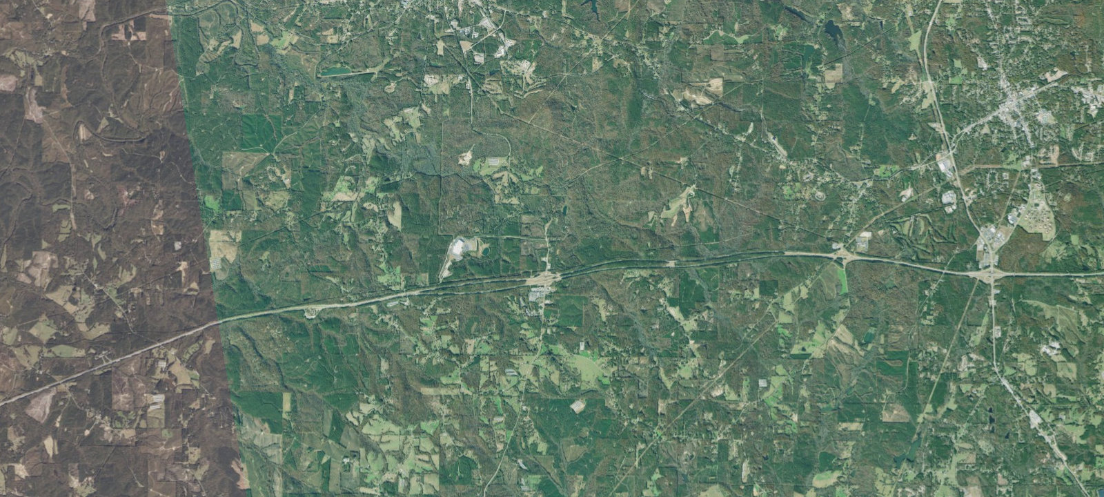 Map of Big Oak R V Park