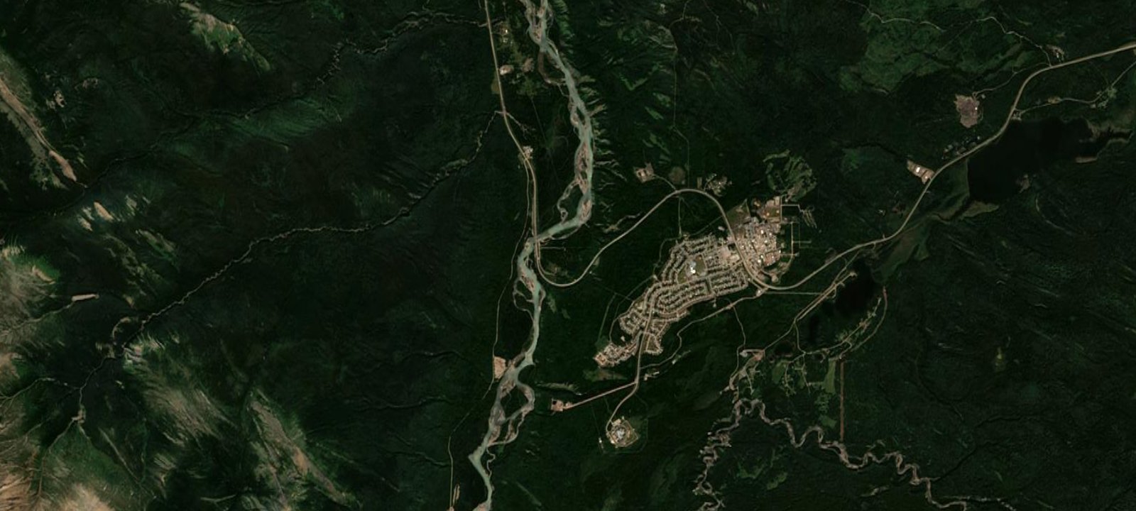 Map of Smoky River South Campground