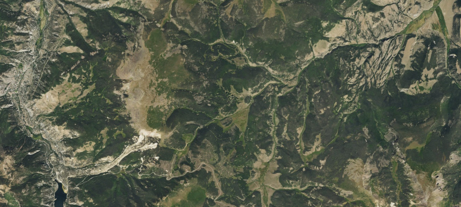 Map of Deer Lakes Campground