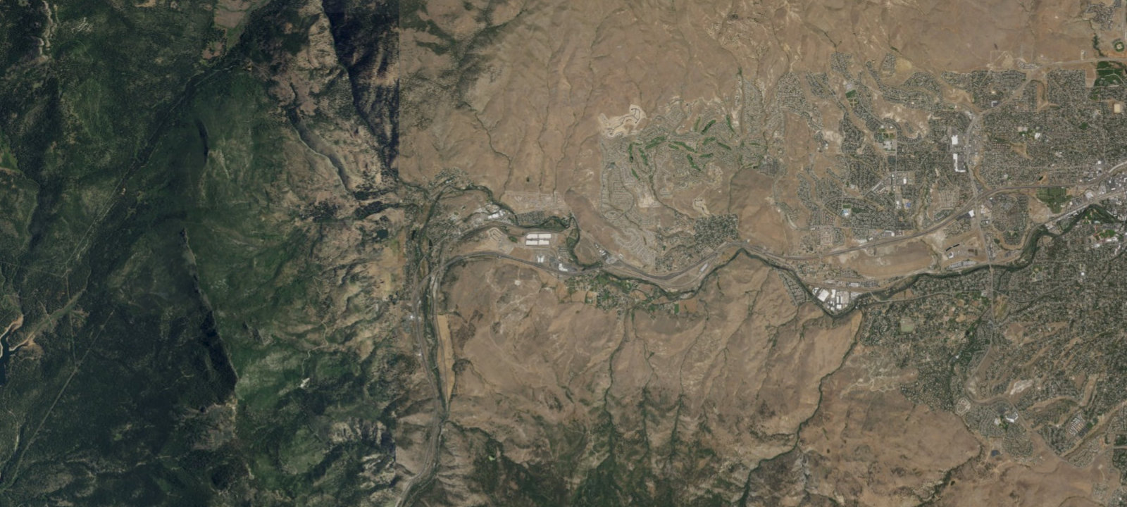 Map of Reno KOA Journey at Boomtown