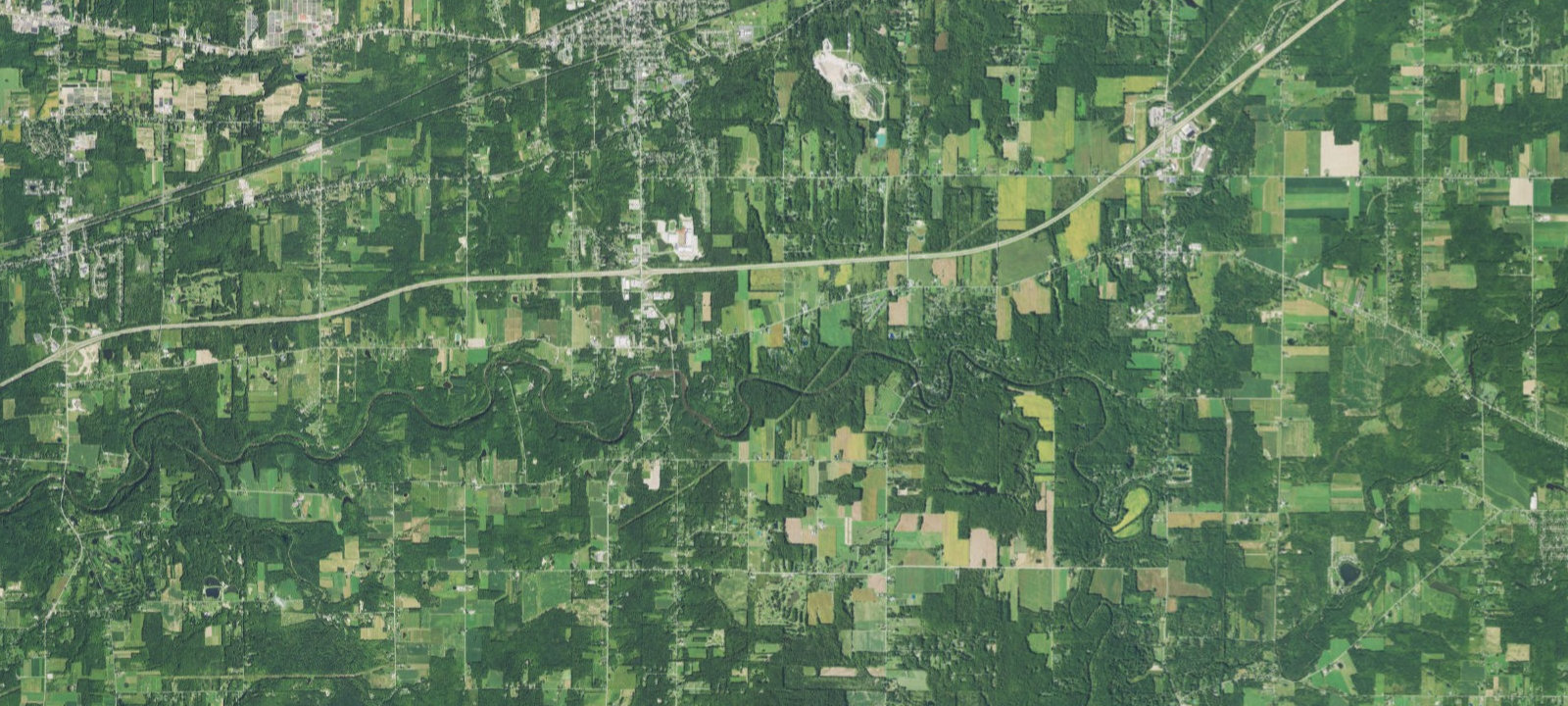 Map of Kenisee Grand River Campground