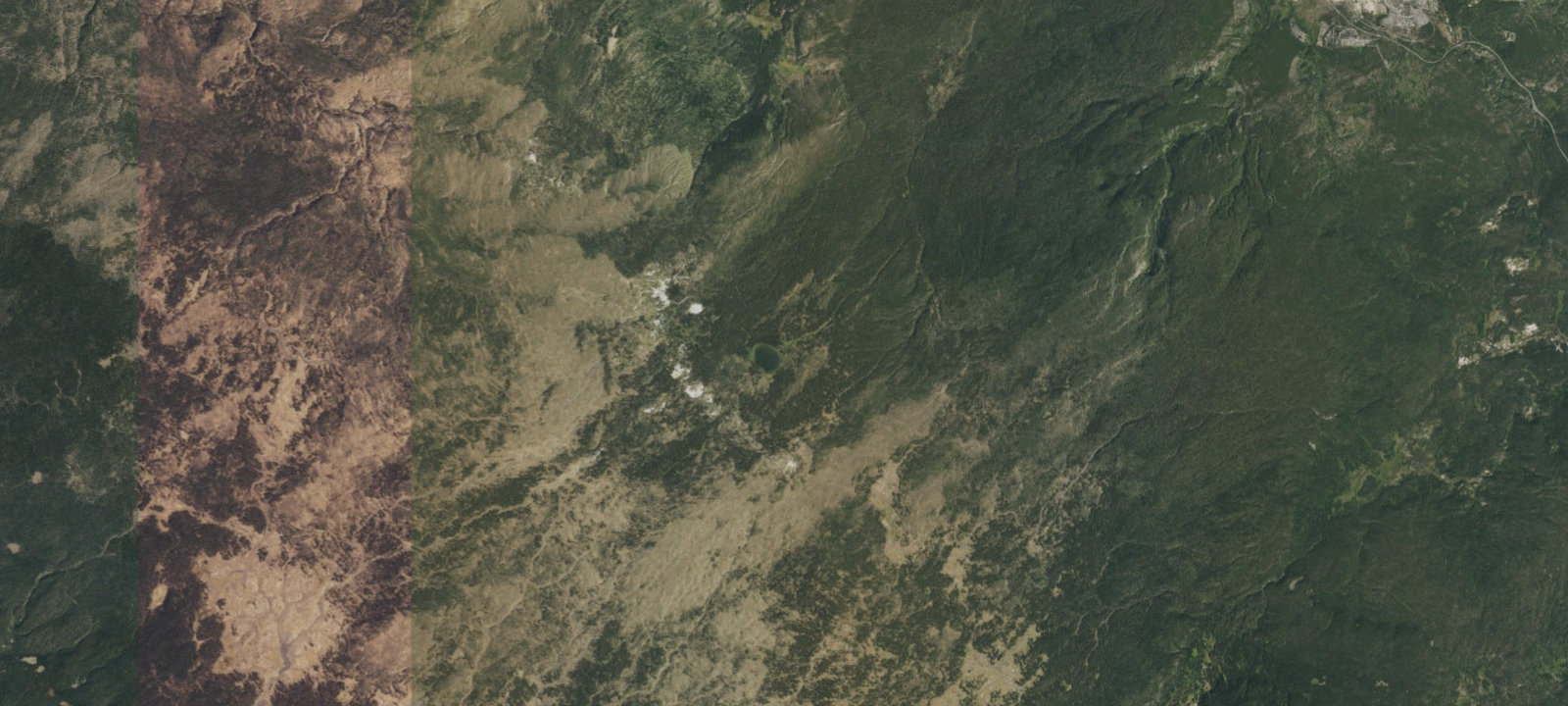 Map of Summit Lake