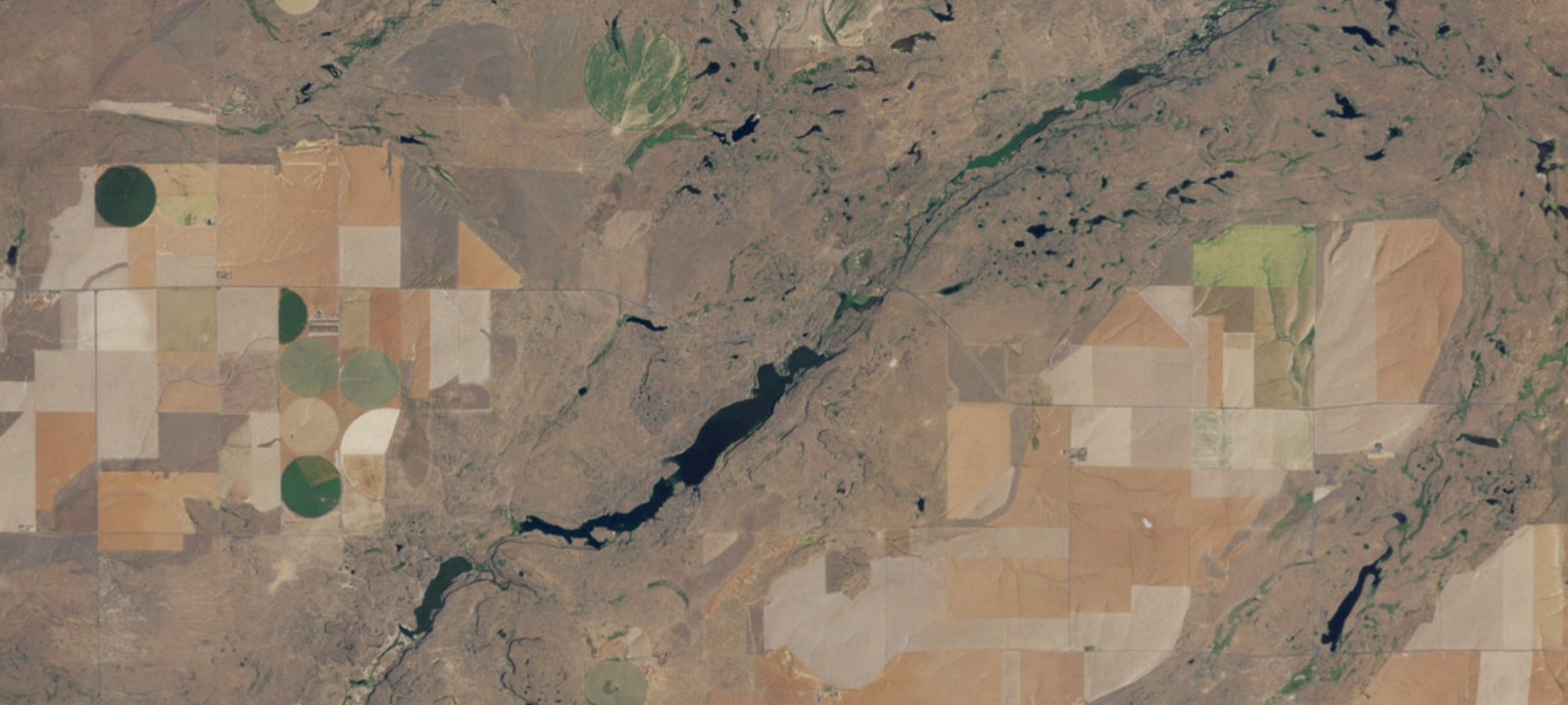 Map of Coffeepot Lake