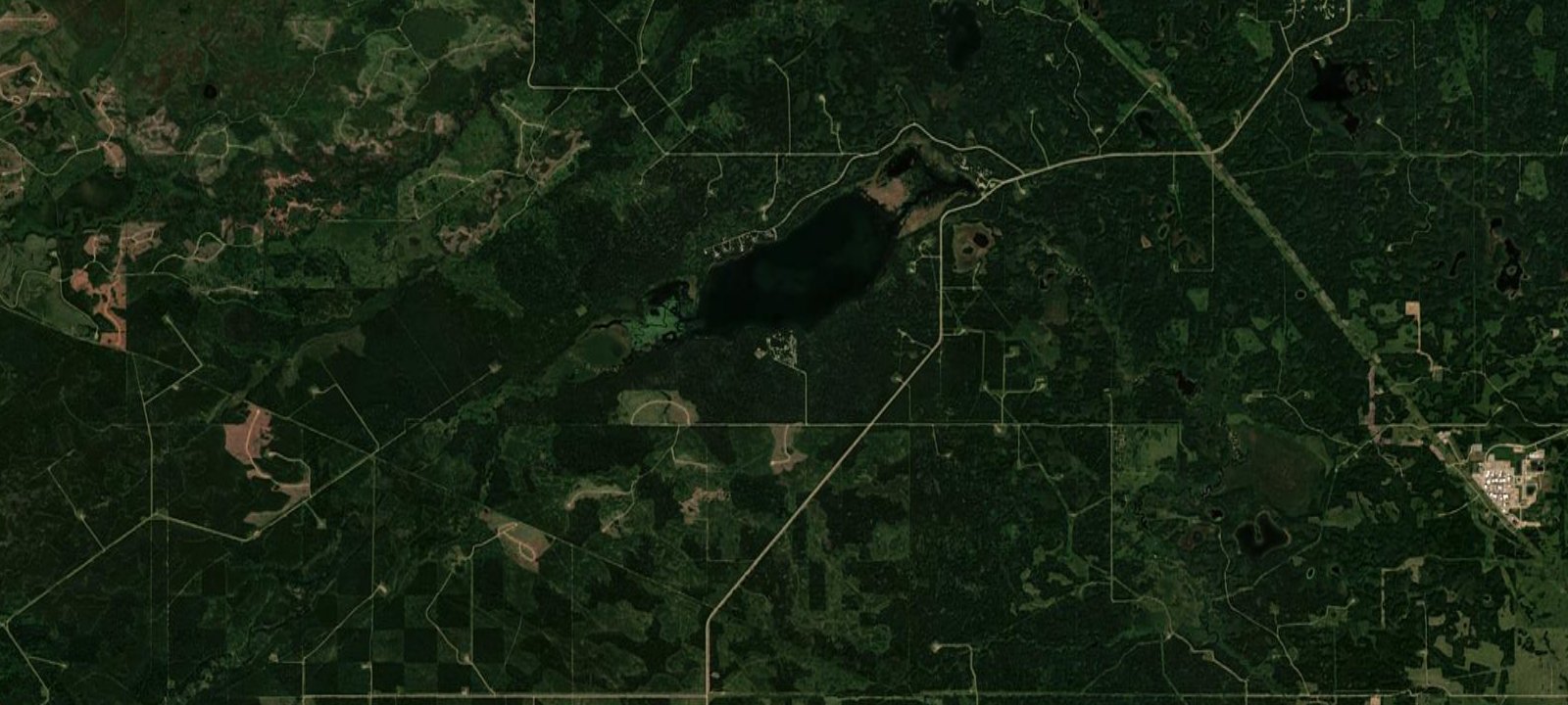 Map of Burntstick Lake Resort