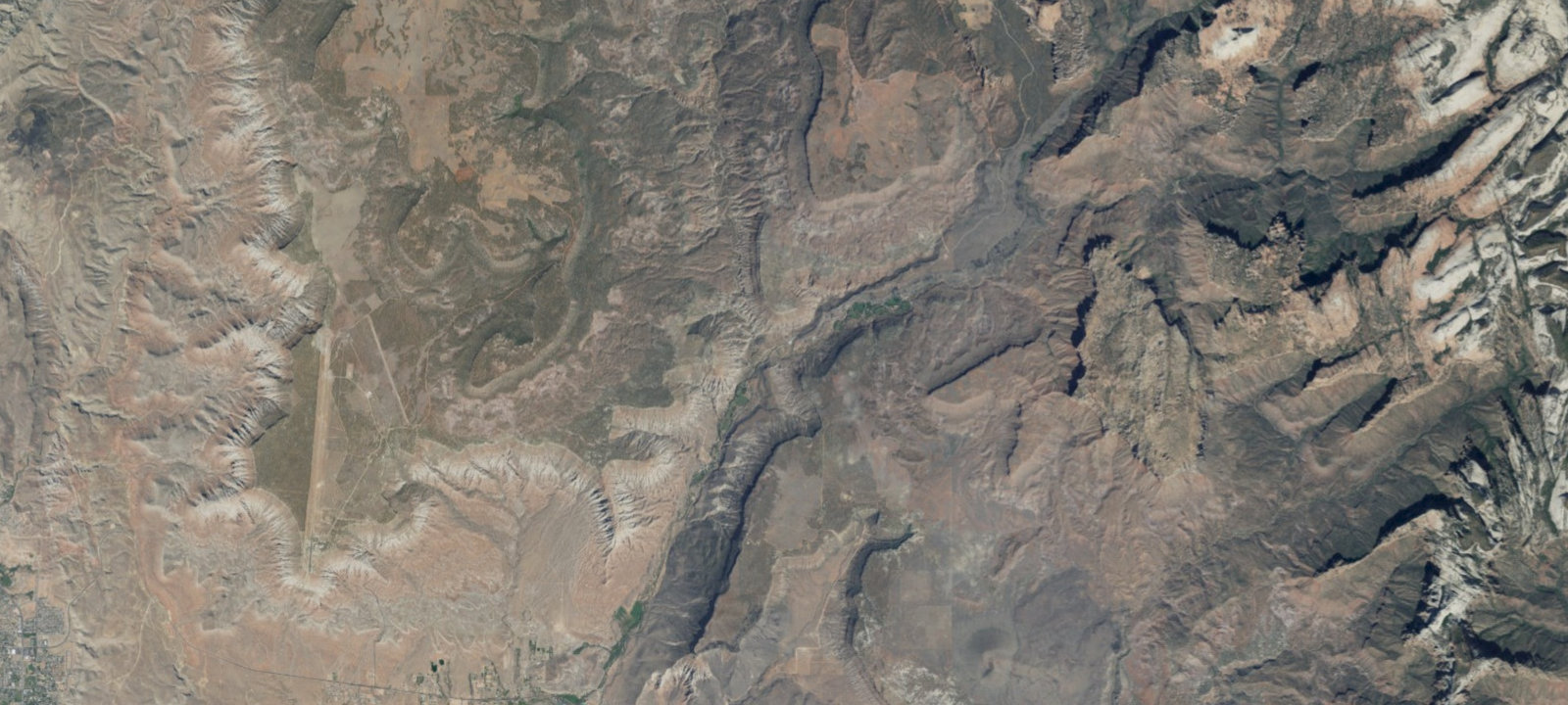 Map of Kolob Road North-West