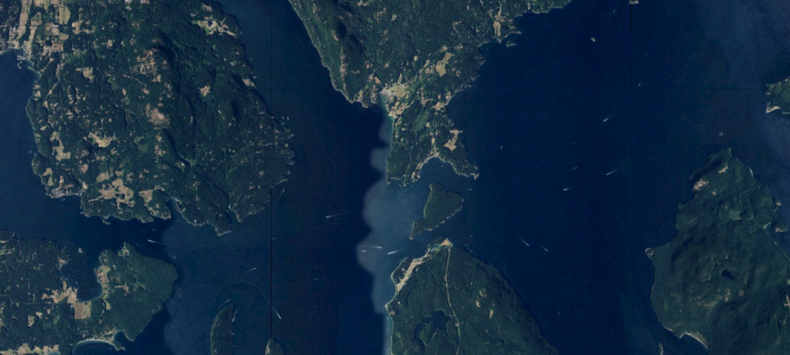 Map of Cascadia Marine Trail Campsite