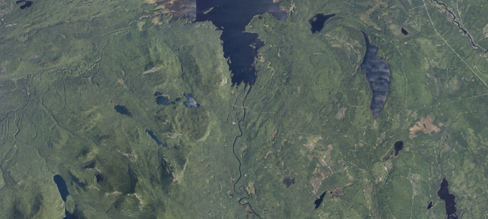 Map of Matagamon Wilderness