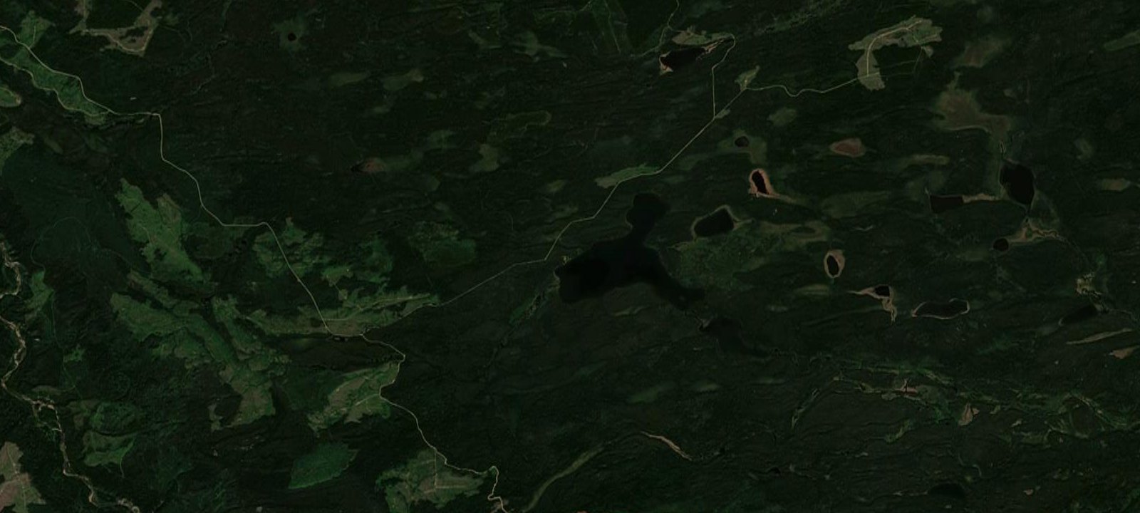 Map of Bearhole Lake Campground