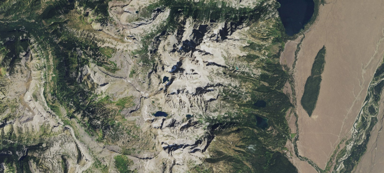Map of South Fork