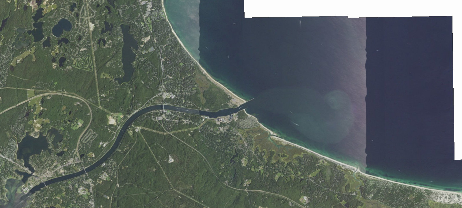 Map of Scusset Beach State Park Campground