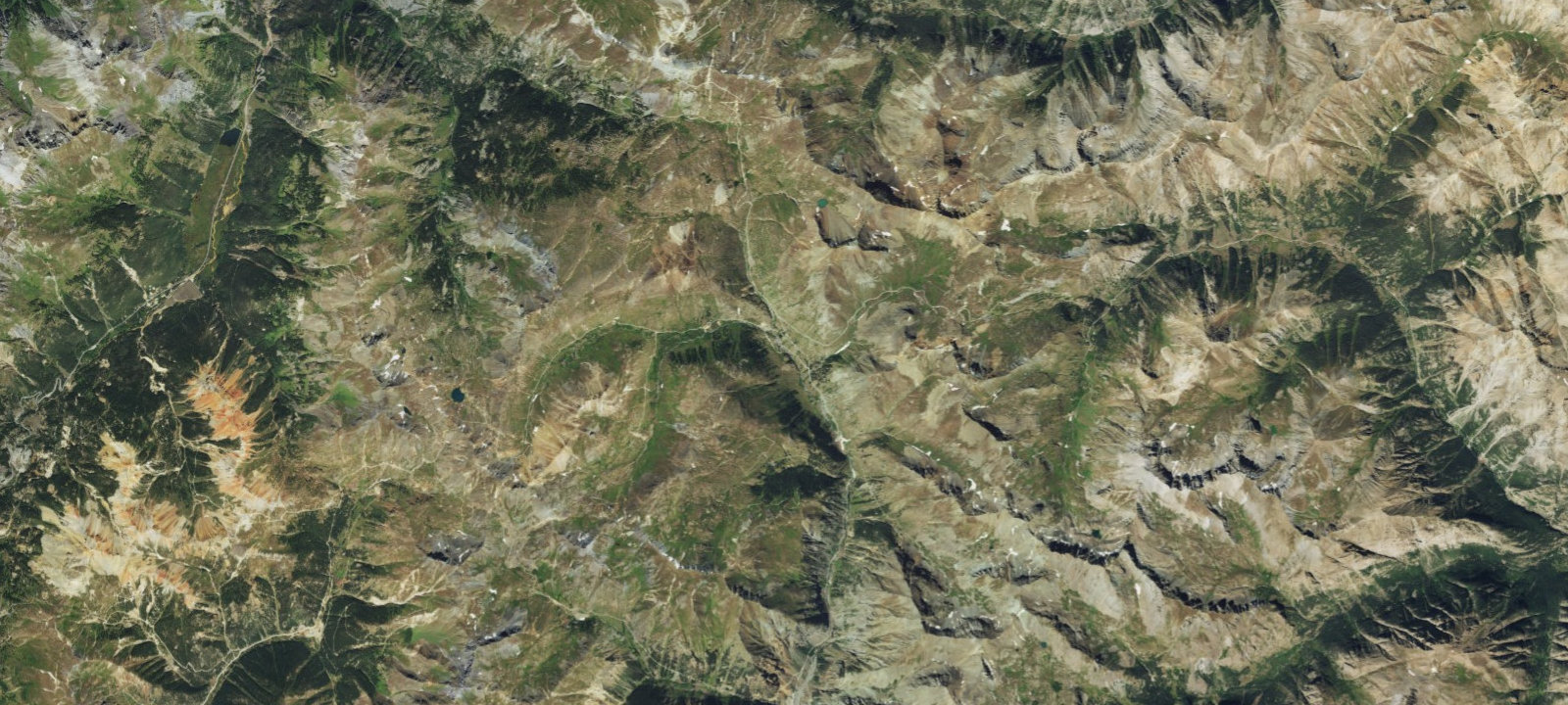 Map of Animas Forks Camp