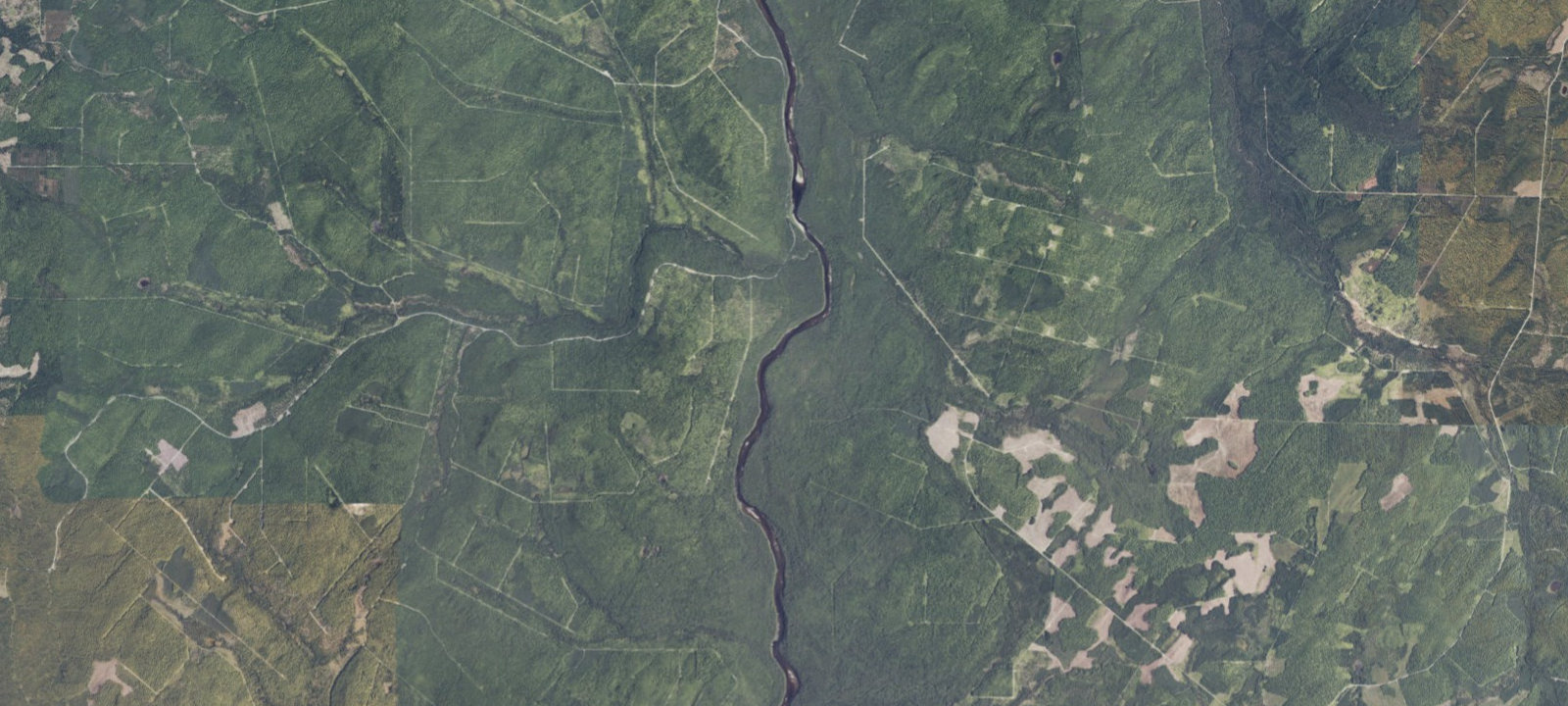 Map of East Twin Brook