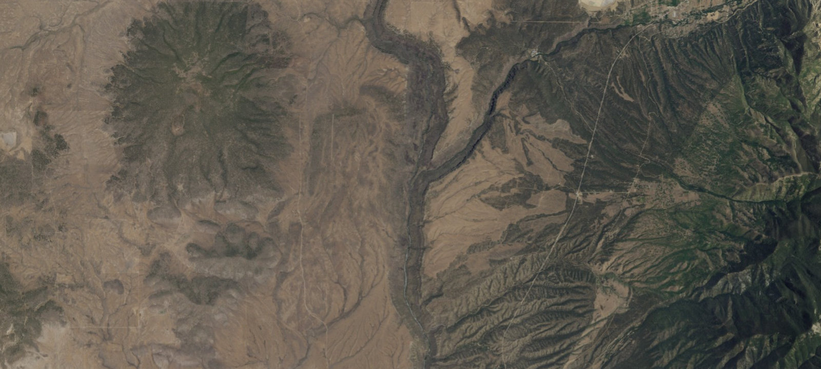 Map of Primitive Campsite