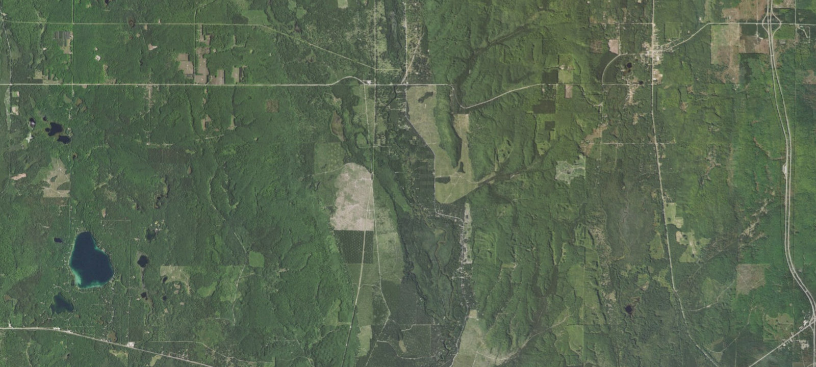 Map of Upper Manistee River State Forest Campground