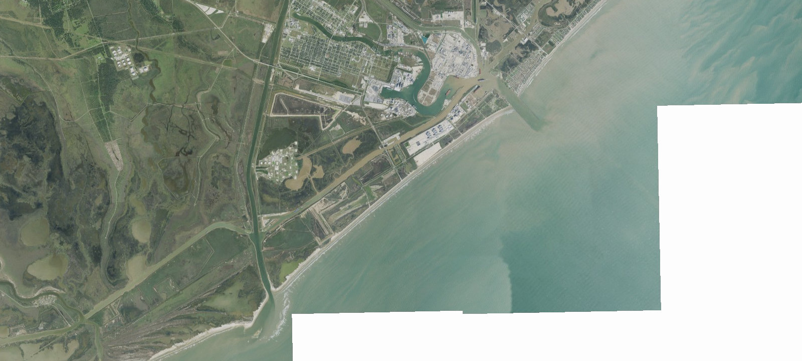 Map of Bryan Beach