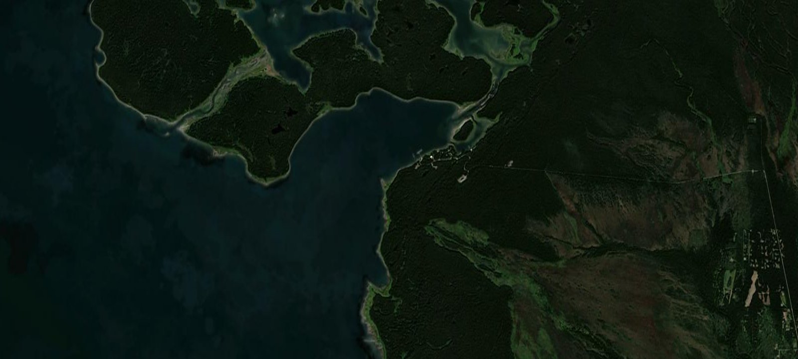 Map of Bartlett Cove Campground