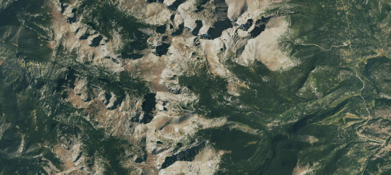 Map of Thunder Lake Stock Campsite