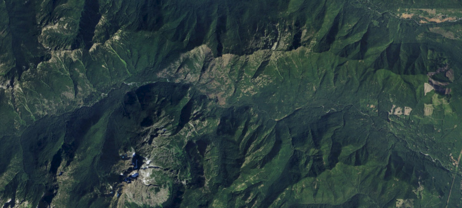 Map of Two Mile Camp