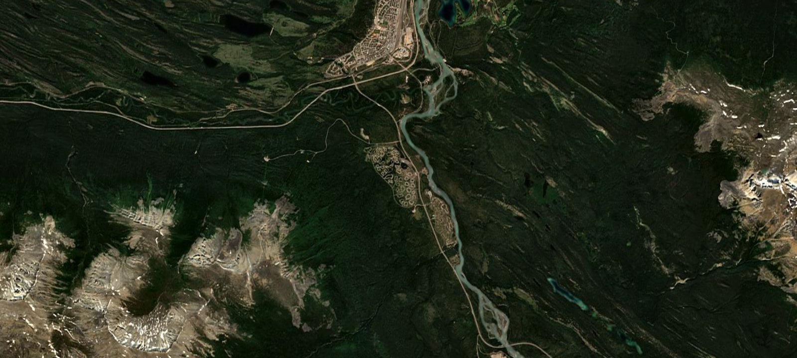 Map of Whistlers Campground
