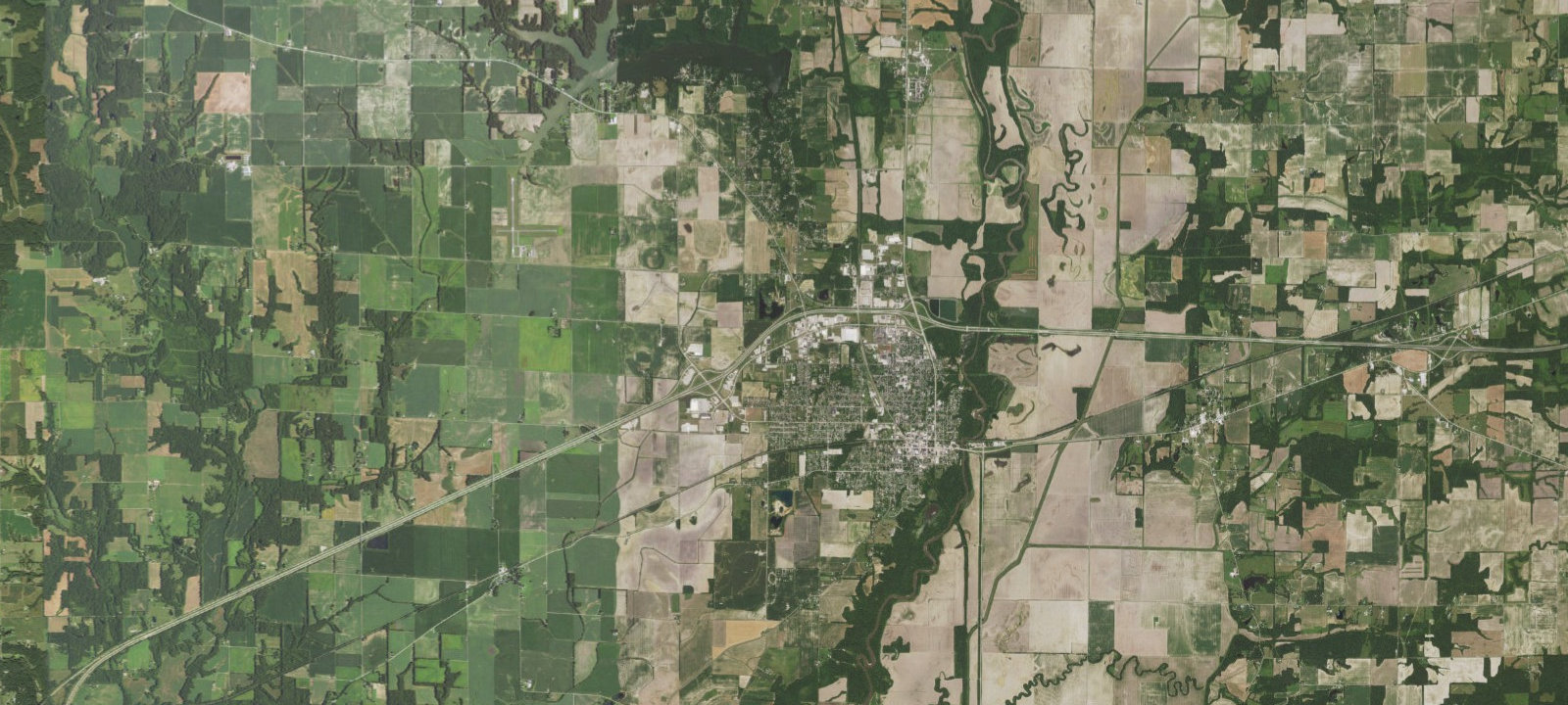 Map of Kaskaskia Dragon RV Park