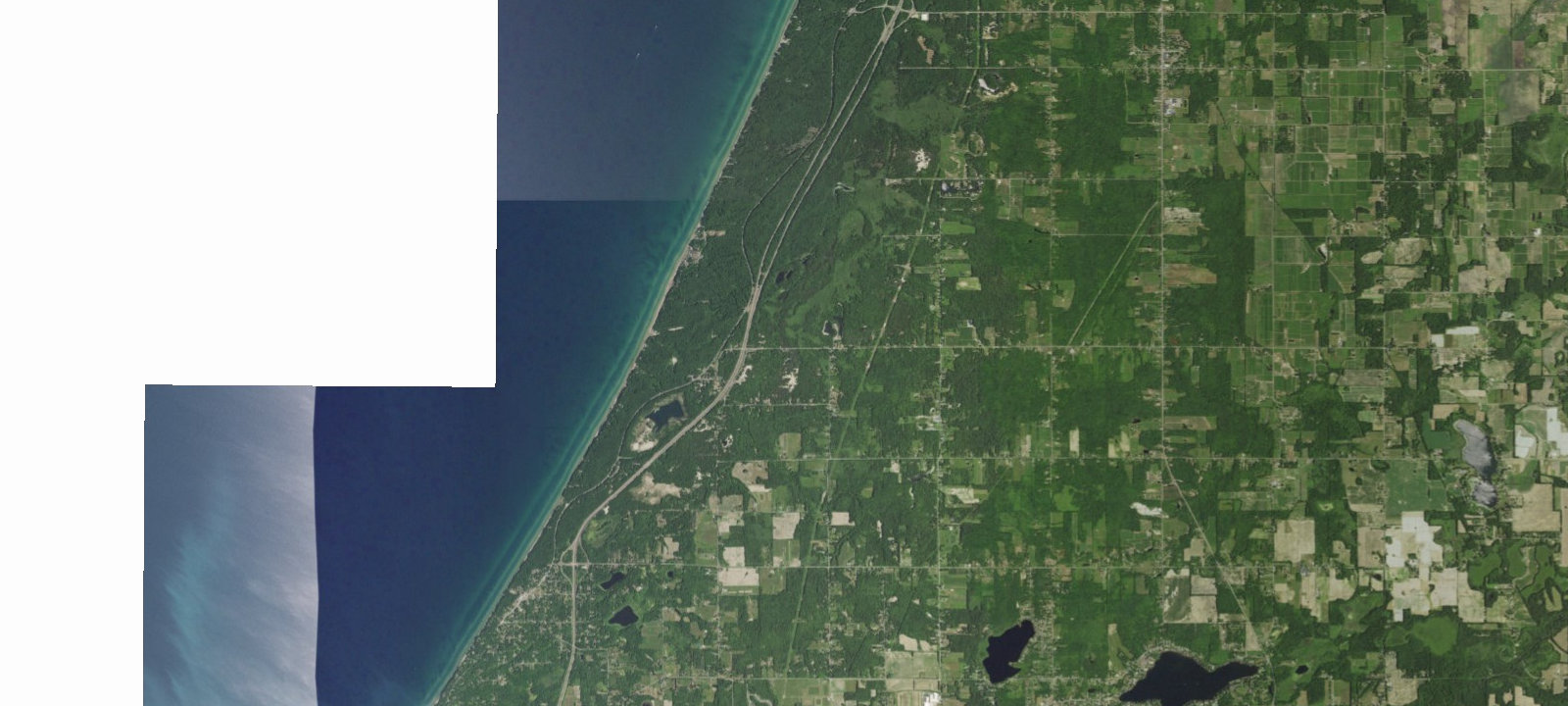 Map of Dune Lake Campground
