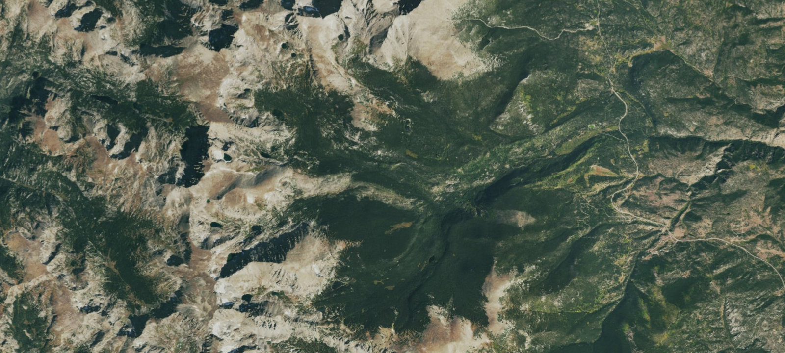 Map of North St. Vrain Campsite #2