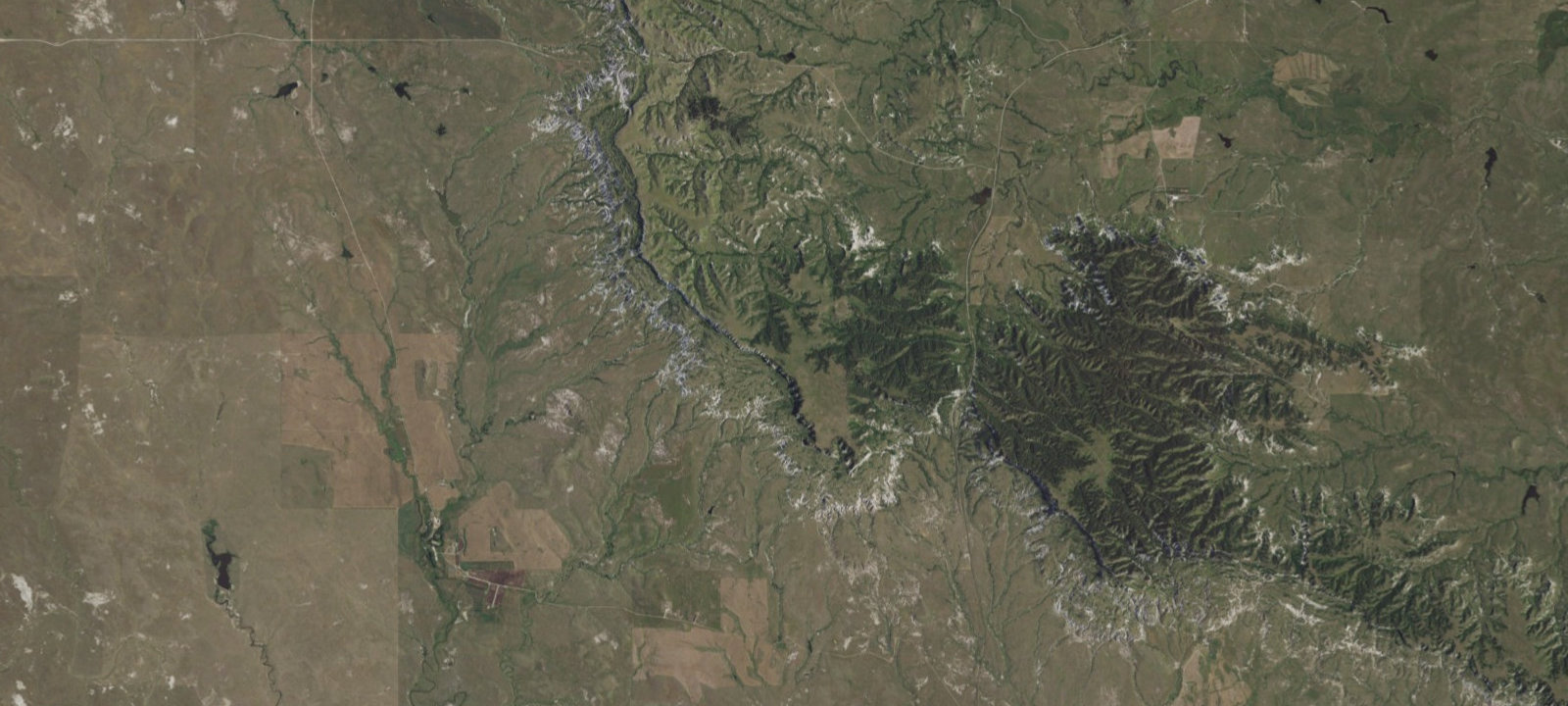 Map of South Divide RD