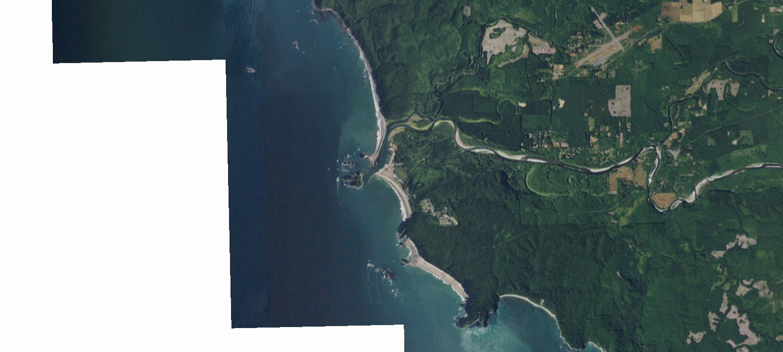 Map of Ocean Park Creek RV Park
