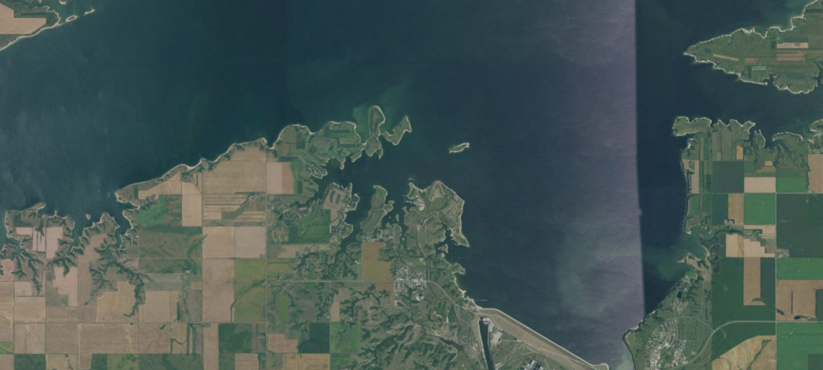 Map of Lake Sakakawea SP - Fishing Point