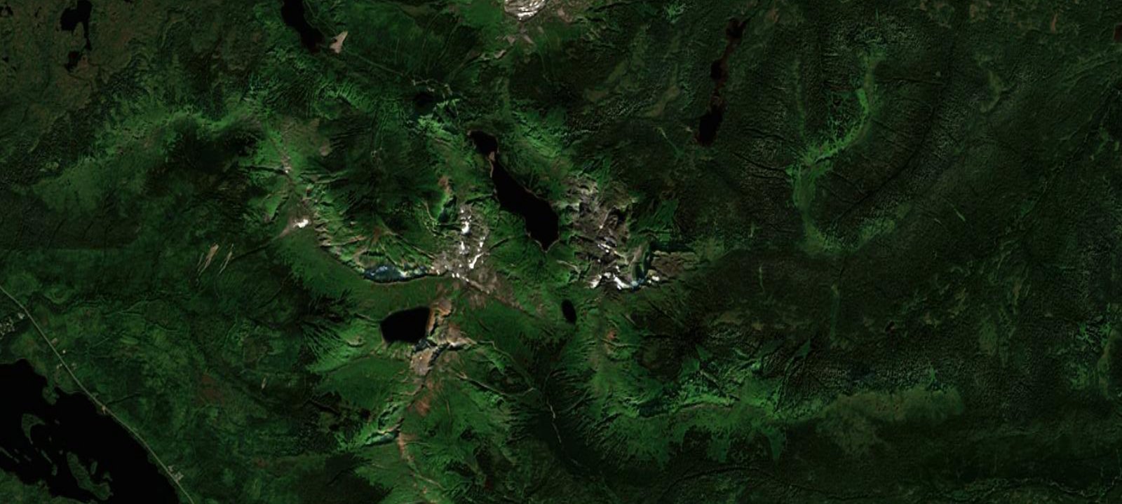 Map of Black Bear Lake Cabin (Tongass National Forest, AK)