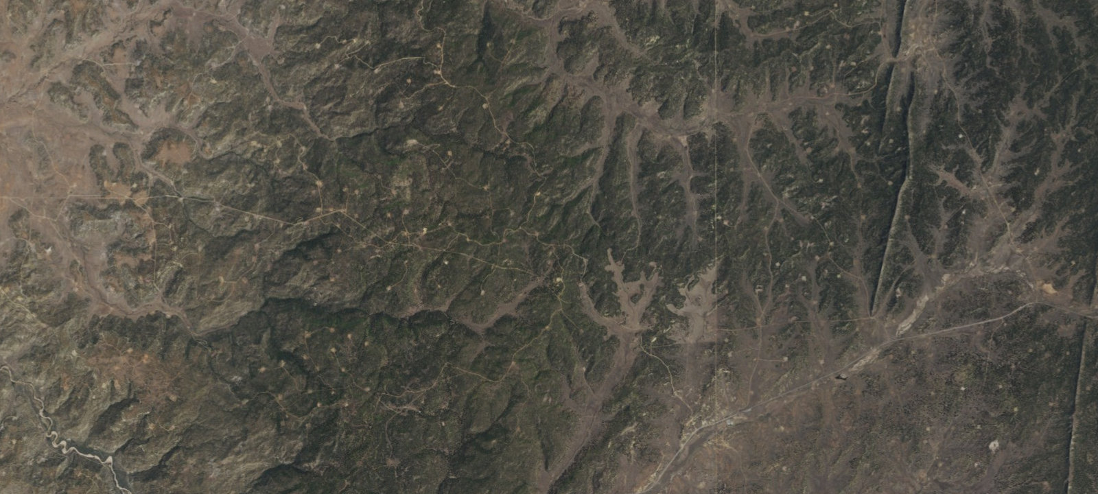 Map of Primitive Campsite