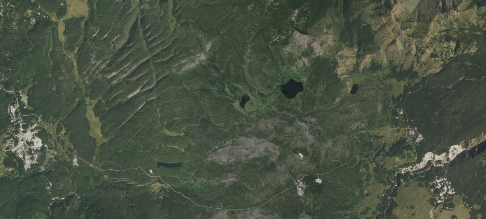 Map of Wolf Lake Outlet