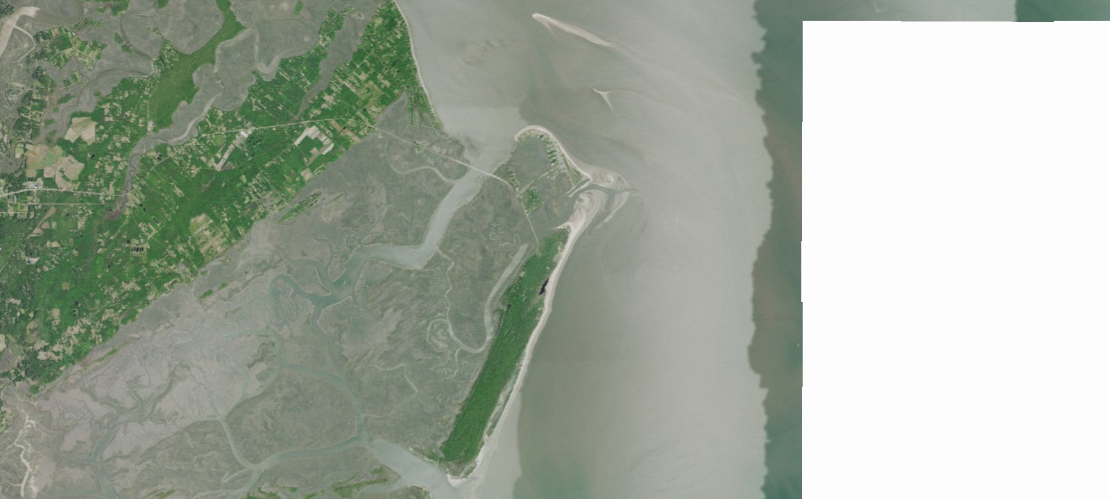 Map of Hunting Island State Park Campground