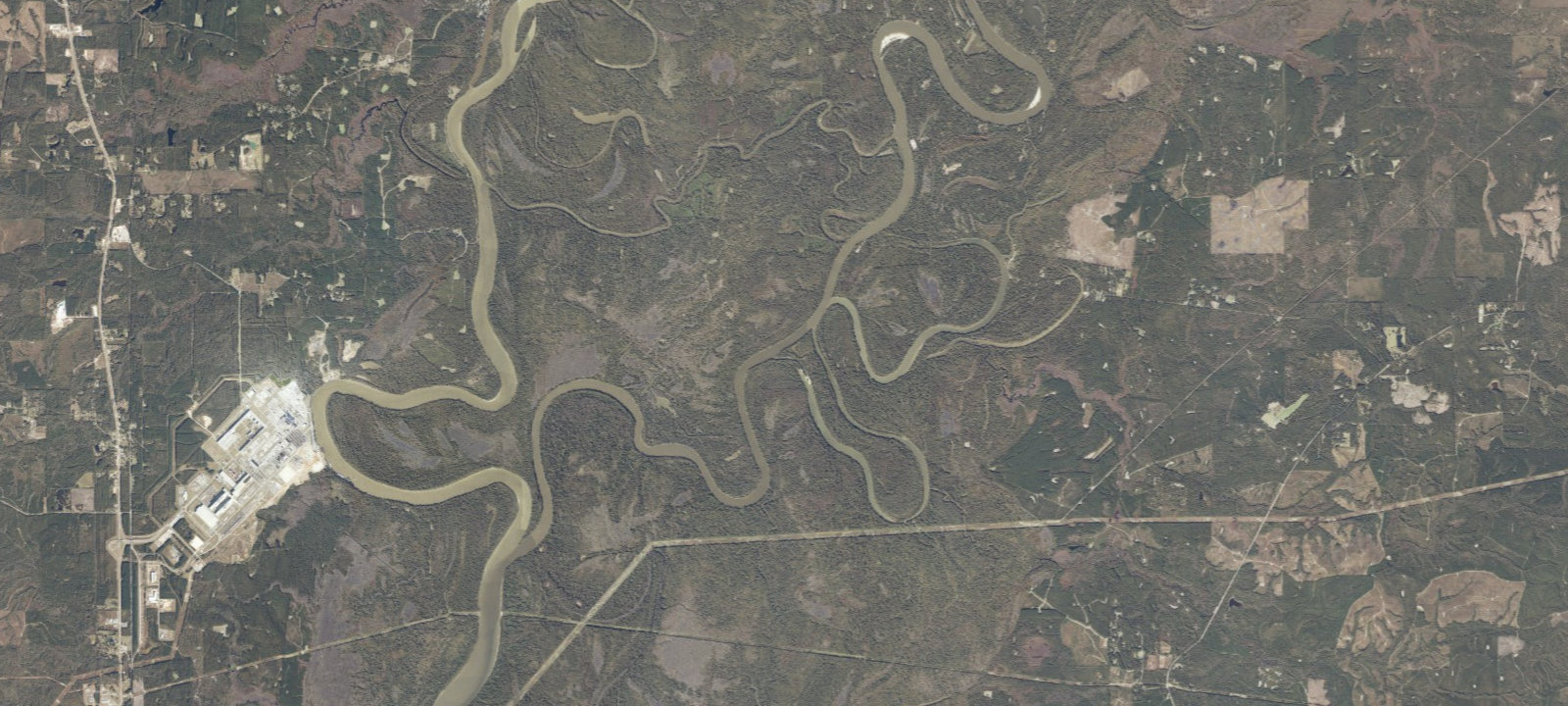 Map of Spoonbill Sandbar Campsite