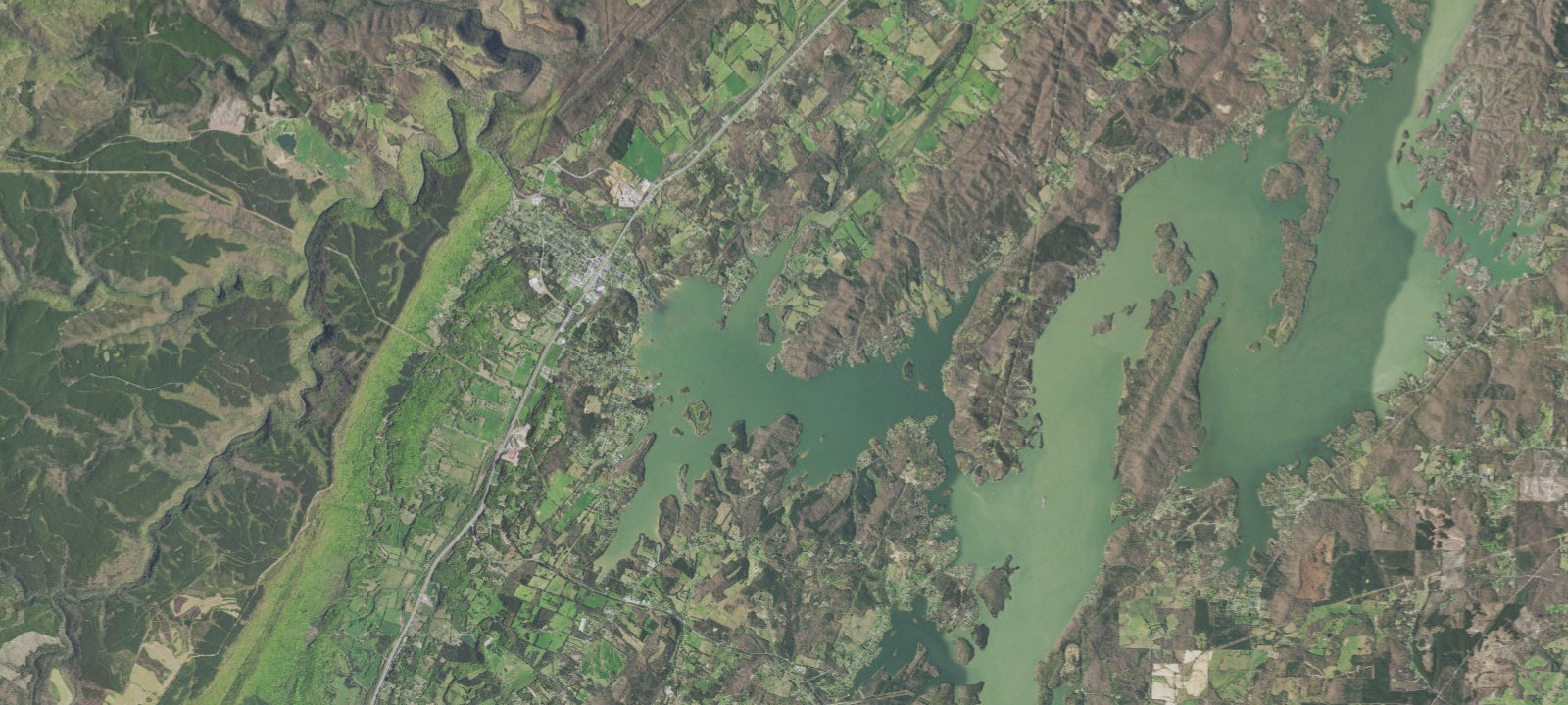 Map of Rhea Springs Recreation Area