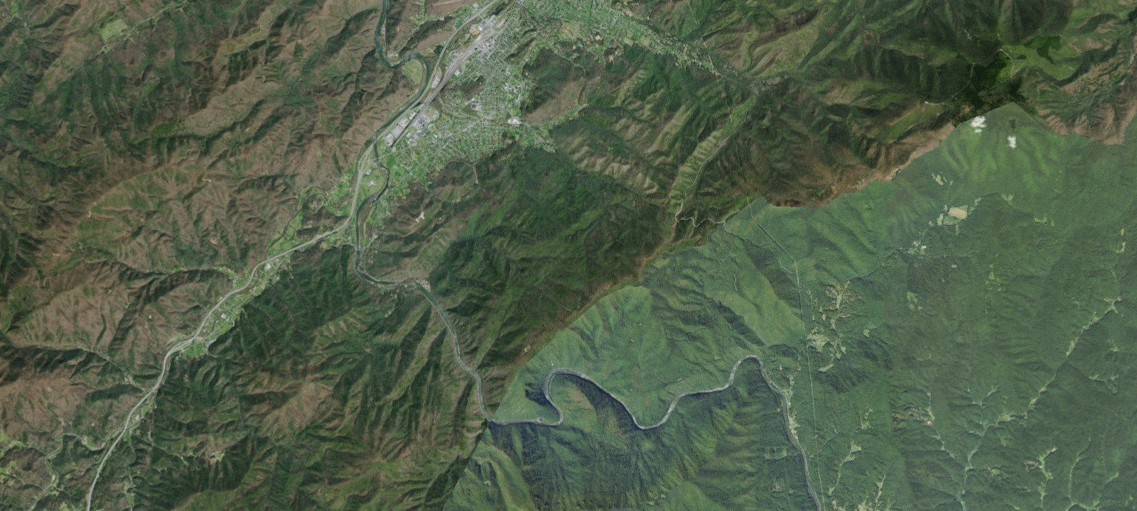 Map of Curley Maple Gap Shelter