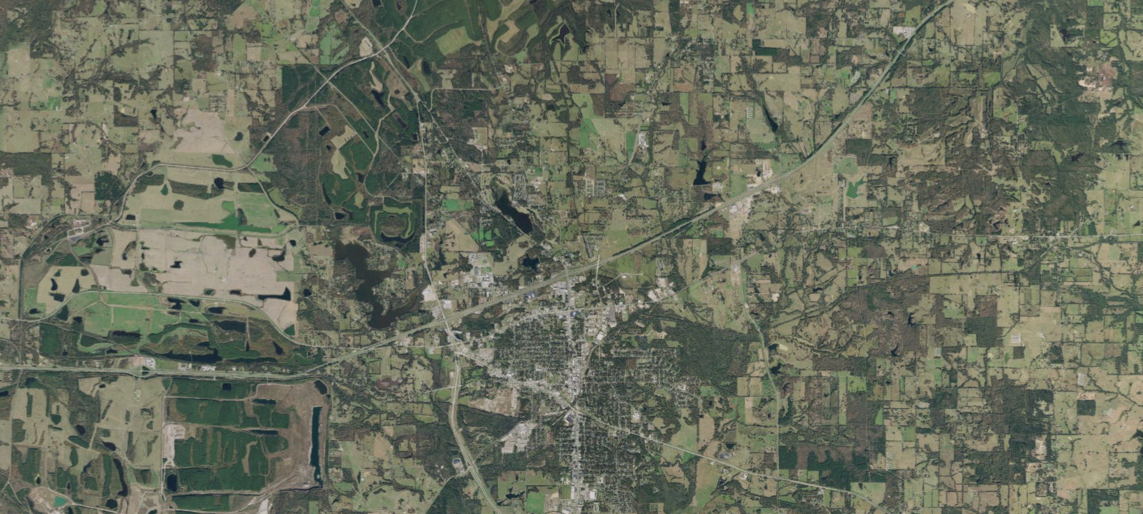 Map of Mount Pleasant KOA Journey