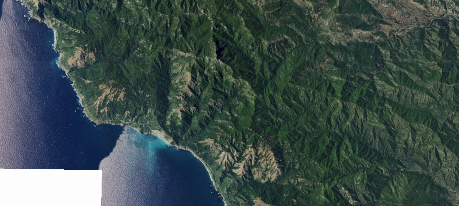 Map of Vicente Flat Camp