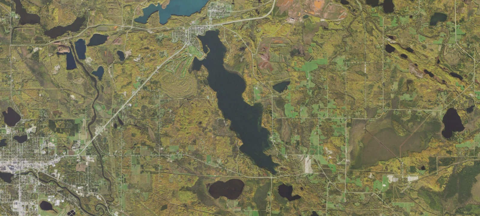 Map of Little Cottonwood Lake M91