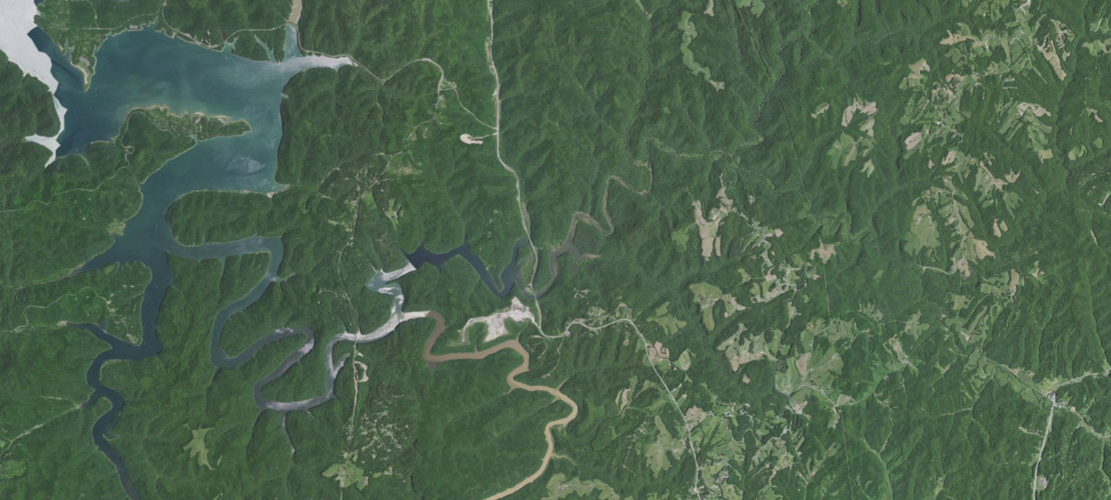 Map of Paragon Dispersed Camping Area